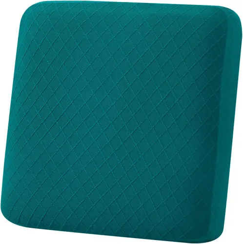 Vista 34 de hyha Fundas de cojín para sofá al aire libre, fundas lavables para sofá seccional, jaspe de diamante, funda elástica para cojín de asiento de sofá