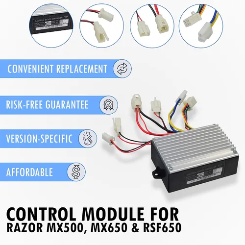 Vista 5 de AlveyTech Módulo de control de 36 voltios para Razor SX500 McGrath Dirt Rocket (V1+) - Controlador de bicicleta de velocidad de repuesto