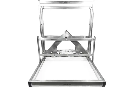 Vista 2 de Hive Frames Uncapper con doble 12 V cuchillos eléctricos abeja miel acero inoxidable destaponadora máquina