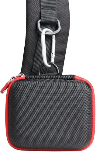 Vista 6 de Hermitshell Estuche de viaje para Xvive U2 Guitarra Sistema Inalámbrico Recargable 2.4GHz Digital Guitarra Transmisor Receptor (Negro+Rojo)
