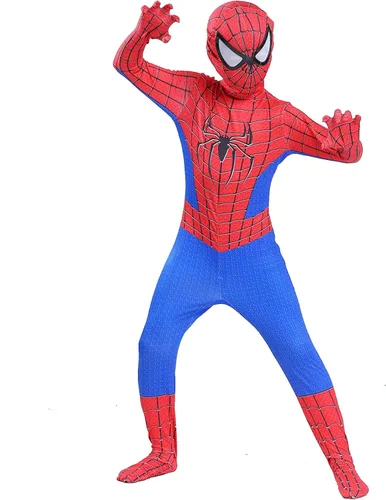 Vista 3 de JunPhaeton Superhero Kids Bodysuit Costumes Spandex Halloween Cosplay Costumes