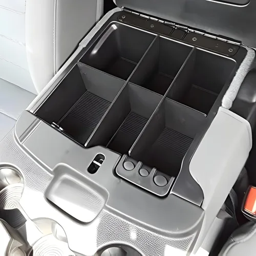 Vista 8 de Vehicle OCD™ (Dispositivo de consola organizador) para Dodge RAM 1500 (ÚNICAMENTE para asiento delantero dividido 40/20/40). Organizador de consola