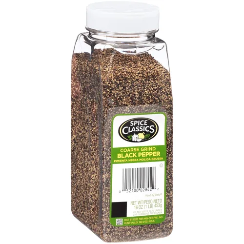 Vista 5 de Spice Classics Pimienta negra molida gruesa, 5 libras