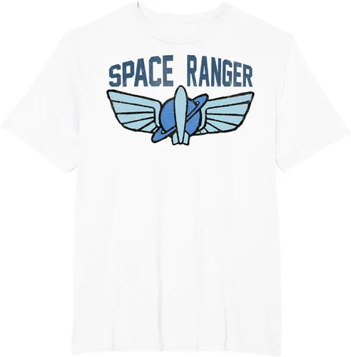 Vista 9 de Disney Pixar Toy Story 4 Buzz Lightyear Space Ranger Badge - Camiseta, Negro, S