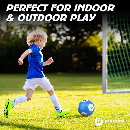 Vista 6 de Picador Size 4 Soccer Ball - Kids Aged 4-6 6-8 8-12 Outdoors Sports Training Ball Recreation Playing Ball Teens Girls Boys Children Youth Back to