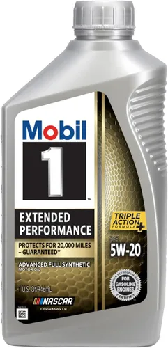 Vista 3 de Mobil 1 aceite de motor sintético completo de rendimiento extendido 5W-20, 1 cuarto de galón (paquete de 6)