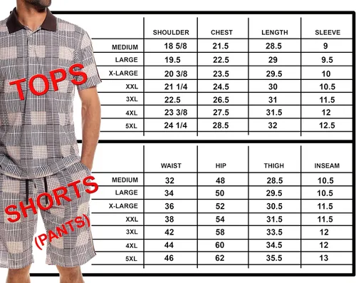 Vista 3 de STACY ADAM'S MODA PARA HOMBRE DE 2 PIEZAS CONJUNTO CORTO CASUAL