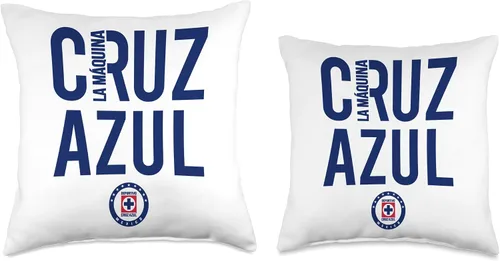 Vista 3 de Deportivo Cruz Azul Almohada de 16 x 16 pulgadas, multicolor