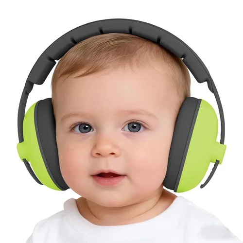Vista 39 de Auriculares de bebé para protección contra el ruido, color blanco