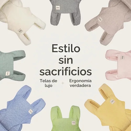 Vista 7 de Baby Tula Explore Linen - Portabebés multiposición Transportador transpirable para recién nacidos a niños pequeños, múltiples posiciones