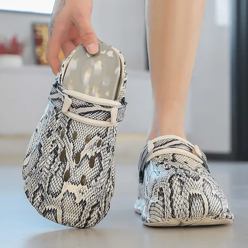 Vista 6 de Zapatos de jardín para hombre y mujer, sandalias antideslizantes y transpirables de verano, zapatos de playa de secado rápido, zapatos casuales
