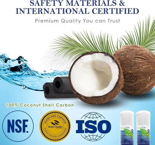 Vista 2 de Reemplazo de filtros de agua RO de ósmosis inversa de 3 etapas con certificación NSF Universal 10 "Sistema de filtro de agua compatible