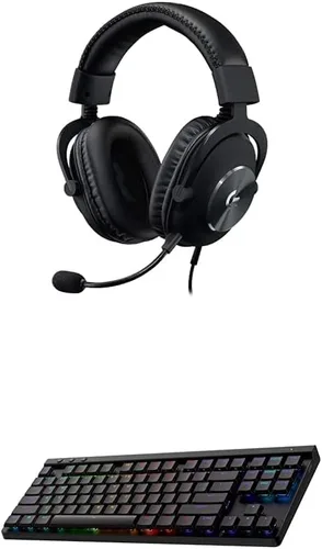 Vista 14 de Logitech G Pro X - Auriculares de diadema para videojuegos, con tecnología de voz azul, color negro