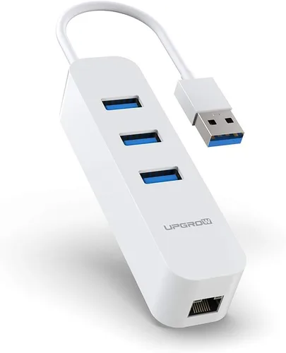 Vista 8 de Upgrow Hub USB 3.0 de 4 puertos USB con divisor USB de 5 Gbps para portátil MacBook Mac Pro Mac mini iMac Surface Pro XPS PC Flash Drive Mobile Negro