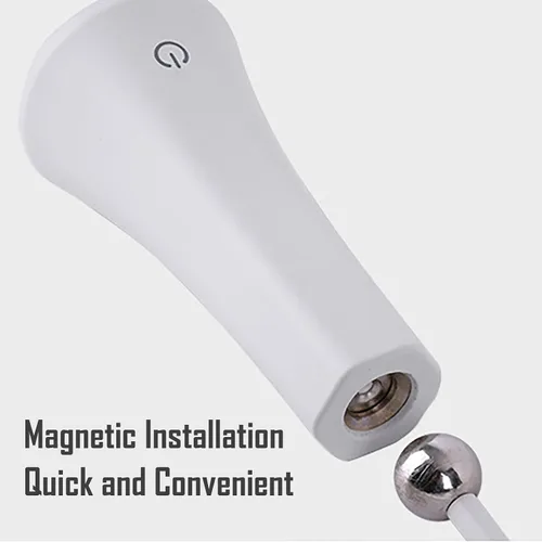 Vista 7 de Lámpara LED recargable de 5 modos con junta giratoria magnética, control táctil, brillo ajustable, color, ángulo de 360°, puede convertirse