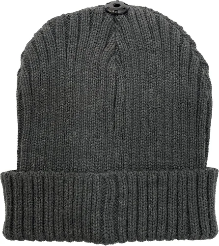 Vista 5 de OADUS Gorro de invierno para mujer con pompón de piel sintética extraíble