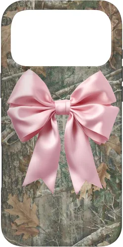 Vista 22 de Camo Pink Bow Case for iPhone 17