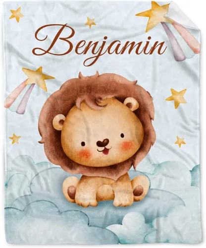 Vista 20 de Manta de bebé personalizada con ciervos florales, manta personalizada de ciervos con nombre para bebé, manta de recepción personalizada de ciervos