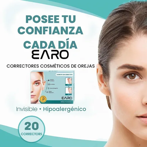 Vista 6 de Earo Corrector cosmético de oídos, parches de cinta para orejas más fuertes para retener las orejas sobresalientes sin cirugía, calcomanías