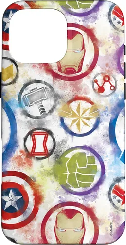 Vista 19 de Marvel Avengers Super Hero Icons - Carcasa para iPhone 17