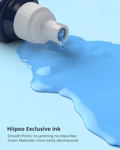 Vista 6 de Hiipoo 560ML T49M Tinta de Sublimación para Impresoras Epson Surecolor F170 F570 (T49M1 T49M2 T49M3 T49M4 Autofill/ICC-Free/Anti-UV)