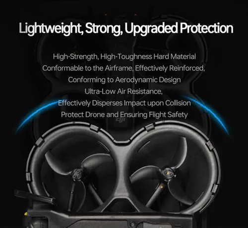 Vista 4 de Generic AVATA 2 Drone Propeller Guard Protector de 360 grados, para DJI AVATA2 Funda protectora de parachoques, antigolpes y antiarañazos