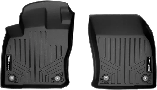 Vista 11 de SMARTLINER Juego de tapetes de piso de primera fila para Volkswagen Tiguan 2009-2017