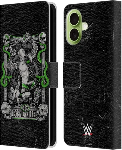 Vista 52 de Head Case Designs Officially Licensed WWE in My Veins Randy Orton Leather Wallet Case Compatible with Apple iPhone 11