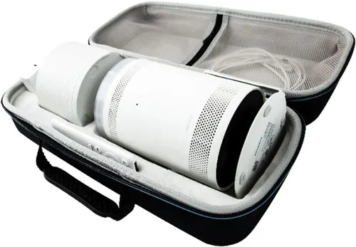 Vista 2 de Funda rígida de EVA para Samsung The Freestyle Proyector y base de batería, el proyector Freestyle Todos los accesorios Bolsa de almacenamiento