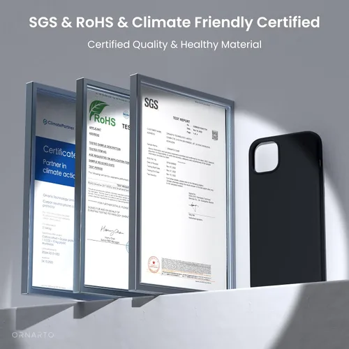 Vista 7 de ORNARTO Compatible con iPhone 14 Plus Funda 6.7, Silicona Líquida Delgada de 3 Capas Completamente Cubierta Funda de Teléfono de Goma de Gel Suave