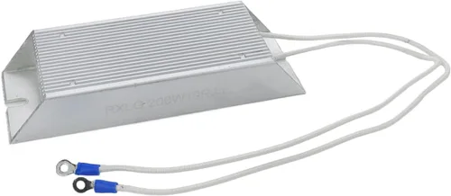 Vista 11 de 100W 8 Ohm Aluminio Vivienda Wirewound Frenado Resistencia Soldadura Lug Silver ToneTerminals