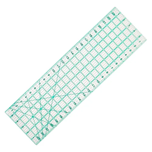 Vista 8 de MANUFORE 4 reglas cuadradas de acolchado (12.6 in/9.4 in/6.3 in/4.7 in) regla acrílica de costura regla métrica antideslizante, herramientas