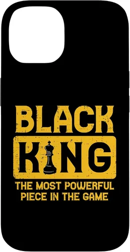 Vista 4 de Black King Chess Black Pride History BHM African Men Gift Case for iPhone 17