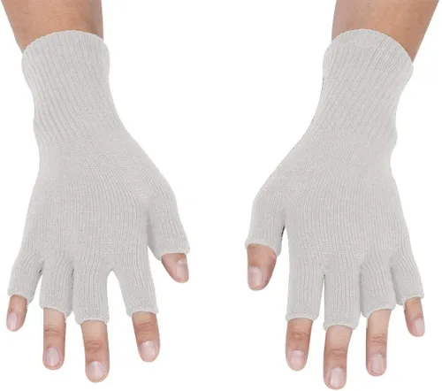 Vista 13 de Gravity Threads Guantes de invierno unisex para hombre y mujer, de punto elástico, sin dedos