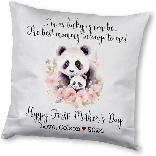 Vista 11 de Generic Panda, funda de almohada personalizada para el primer día de la madre, funda de almohada personalizada para el día de la madre, regalo