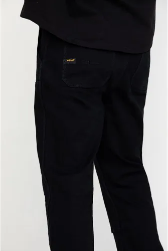 Vista 4 de ARIAT Rebar M4 Relaxed Durastretch Made Tough Double Front Stackable - Pantalón de pierna recta para hombre