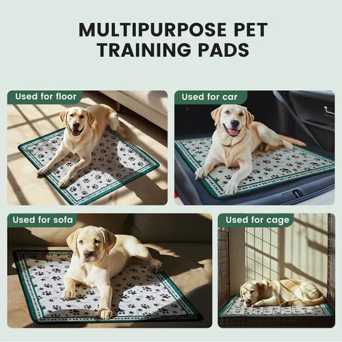 Vista 6 de Gardner Pet - Alfombrillas lavables para orinar para perros, de 36" x 36", antideslizantes con gran absorción de orina, reutilizables