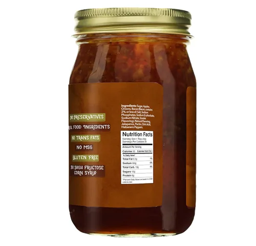 Vista 2 de Green Jay Gourmet Mermelada de Tocino y Jalapeño – Crema clásica para hamburguesas, sándwiches, tostadas, charcutería – Sabor dulce y salado