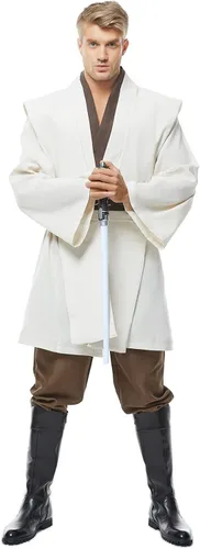 Vista 6 de Men's Tunic Costume Adult Outfits Halloween Robe Hooded Uniform