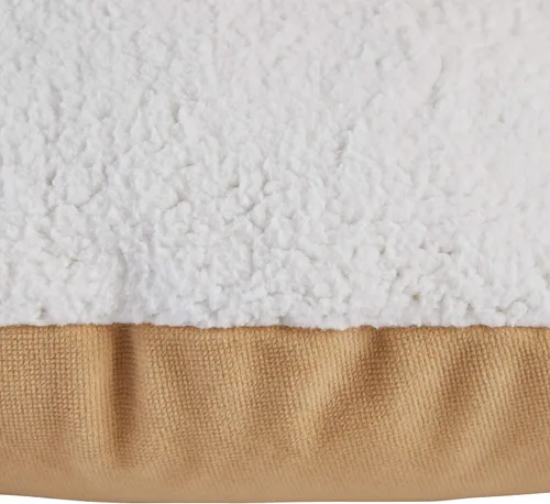 Vista 6 de Maddie Donut - Cama para perro con almohada central extraíble, color crema, pequeña (24 x 24 pulgadas)
