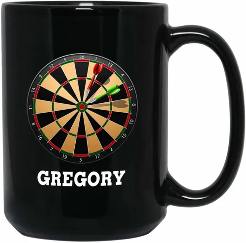Vista 15 de Taza de café de fútbol personalizada con nombre, regalos para hombres, mujeres, amantes del fútbol, taza de cerámica negra personalizada de 11 onzas