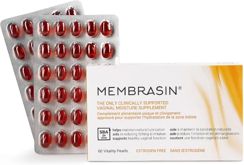 Vista 9 de Membrasin Vitality Pearls Apoya la hidratación femenina Suplemento oral sin estrógenos Aceite de Omega 3, 6, 7, 9 y espino amarillo