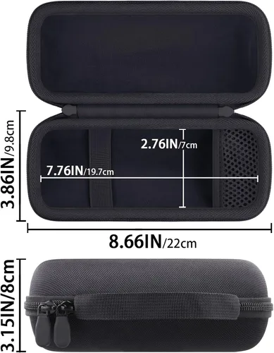 Vista 6 de Estuche rígido para altavoz Bluetooth portátil impermeable JBL Grip Estuche negro