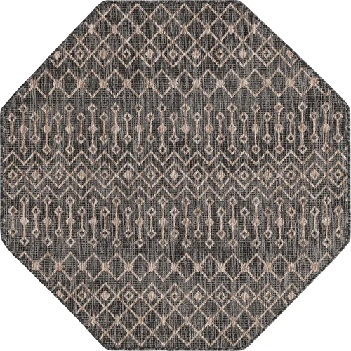 Vista 26 de Unique Loom Outdoor Trellis Collection - Alfombra de área con diseño de enrejado tribal (2 pies 2 pulgadas x 3 pies 1 pulgada, ovalada, azul/marfil)