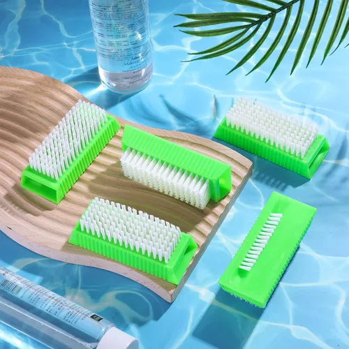 Vista 7 de Boao 5 cepillos de mano para limpieza de uñas, cepillo de uñas, cepillo suave no desechable, cepillo de limpieza de uñas de plástico para hombres