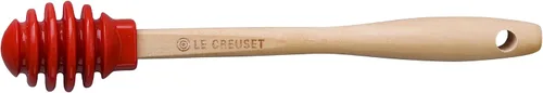 Vista 4 de Le Creuset Dipper de miel de silicona, 6 1/2" x 1", blanco