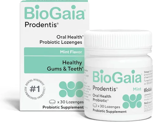 Vista 10 de BioGaia Prodentis Probióticos orales Promueve encías y dientes saludables Defiende contra el mal aliento y problemas dentales Mejora