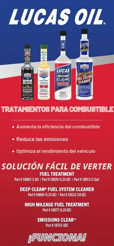Vista 5 de Lucas Oil 10977 Tratamiento de combustible de alto kilometraje - 5.25 onzas