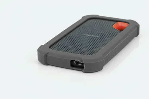 Vista 5 de LEFXMOPHY Funda de repuesto para SanDisk Extreme Portable New Generation SDSSDE61 500GB 1TB 2TB 4TB SSD externo, funda Portective Skin de silicona