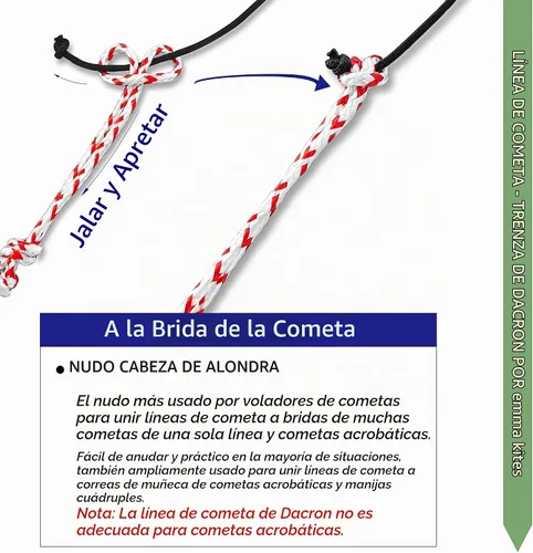 Vista 3 de emma kites 50Lbs 1000Ft Trenzado Dacron Poliéster Cuerda Carrete Línea Línea Masón
